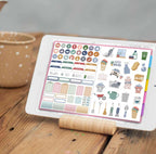 Digital Planner Stickers, Household Chores