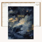 2026 Monthly Planner, 9" x 12", Midnight Sky