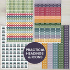 Planner Stickers, Workday Essentials